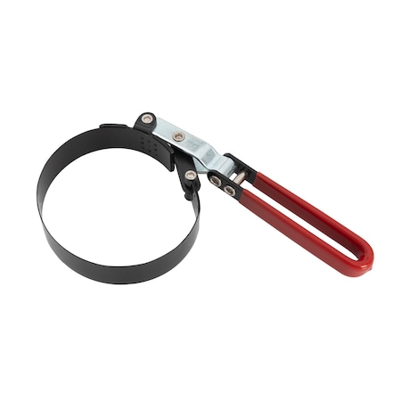 Steelman 3-7/8'' - 4-3/8'' 98mm - 111mm Adjustable Oil Filter Wrench, Black 61245